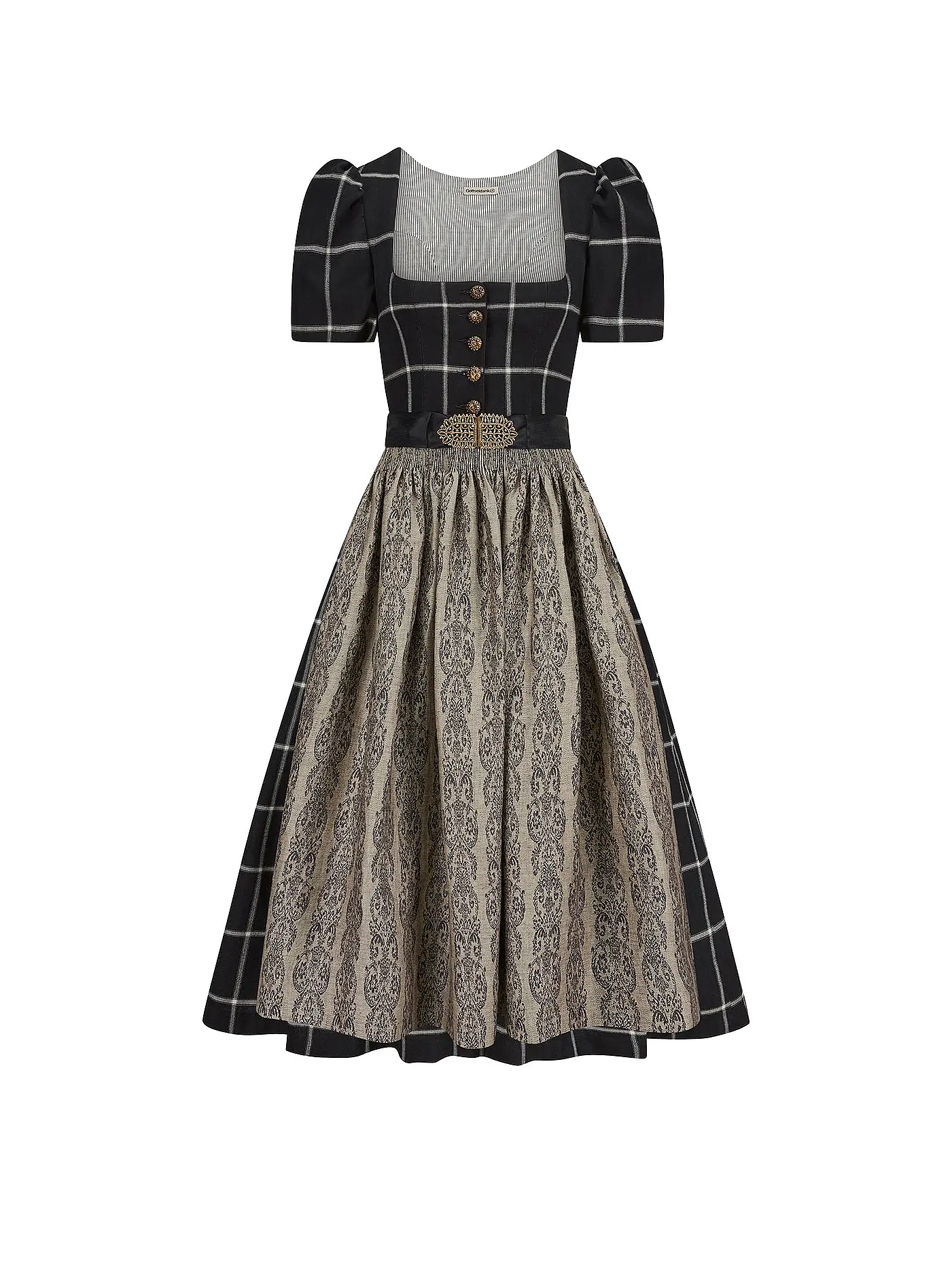 GOTTSEIDANK | Dirndl LORLE  | schwarz