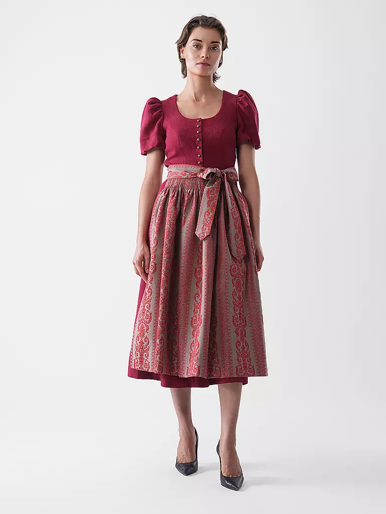 GOTTSEIDANK | Dirndl MARGRET | rot