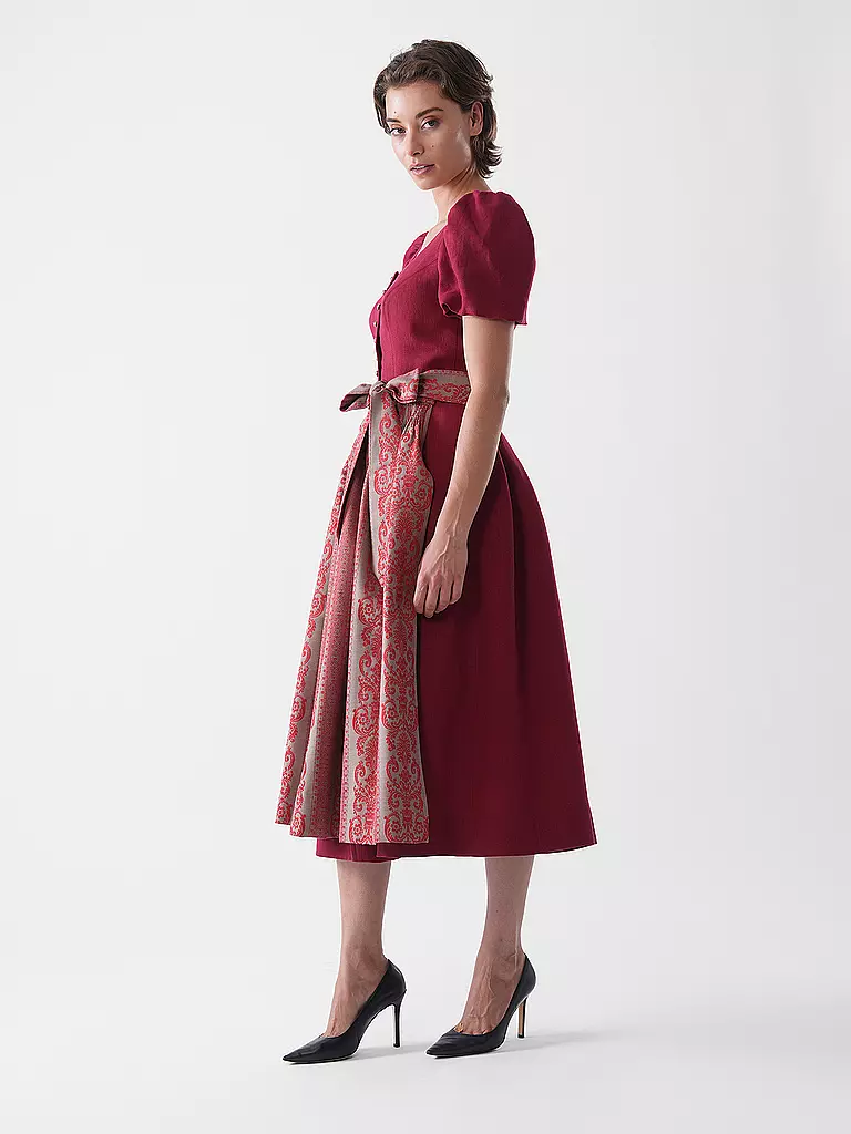 GOTTSEIDANK | Dirndl MARGRET | rot