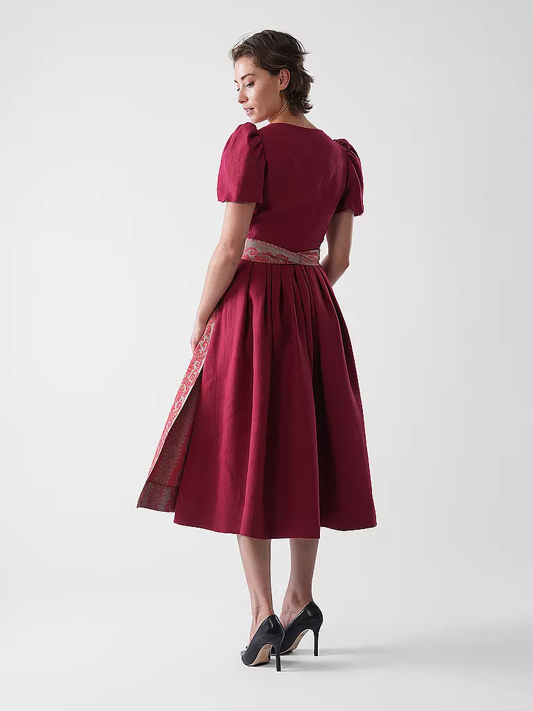 GOTTSEIDANK | Dirndl MARGRET | rot