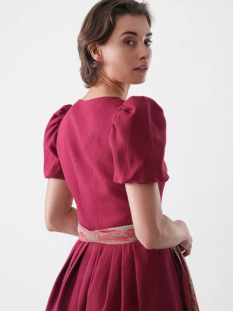 GOTTSEIDANK | Dirndl MARGRET | rot
