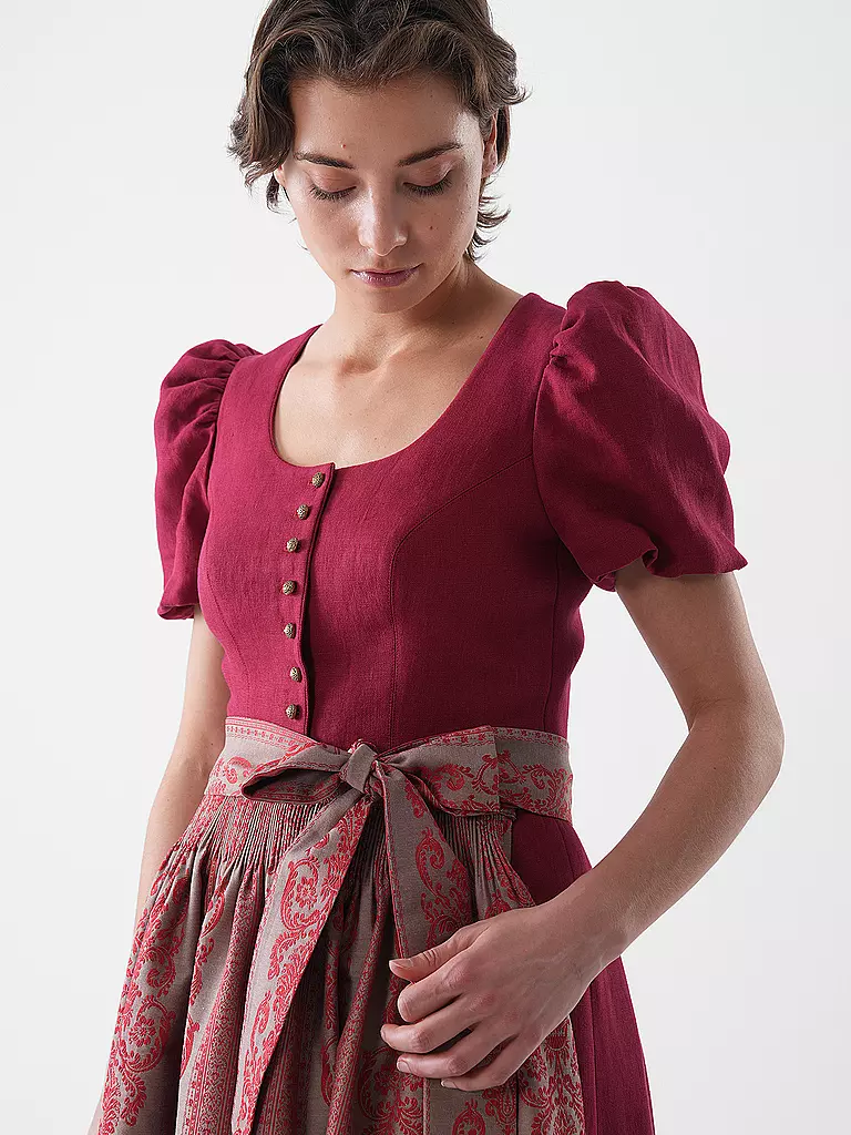 GOTTSEIDANK | Dirndl MARGRET | rot
