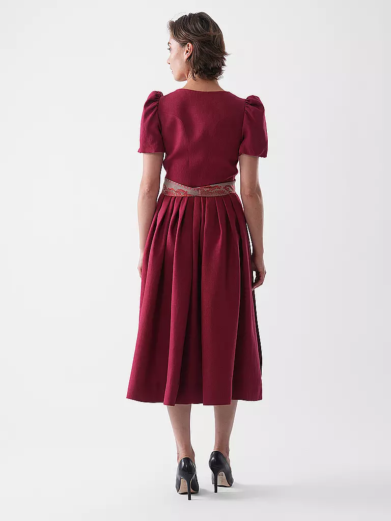 GOTTSEIDANK | Dirndl MARGRET | rot