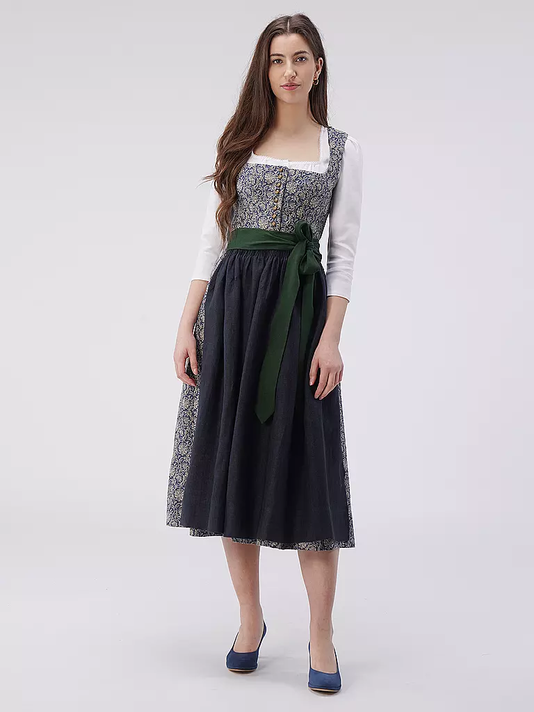 GOTTSEIDANK | Dirndl MONIKA  | blau