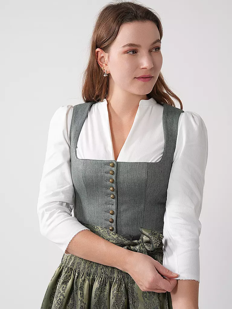 GOTTSEIDANK | Dirndlbluse POMPATUR  | weiss