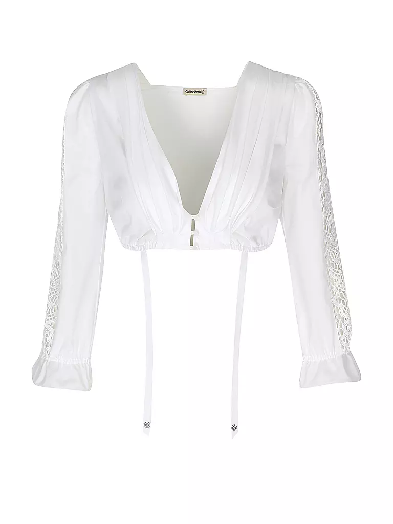GOTTSEIDANK | Dirndlbluse SIMONE | weiss