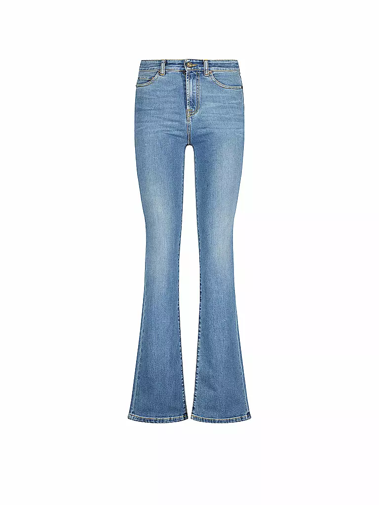 GOTTSEIDANK | Jeans Flared Fit Leslie | blau