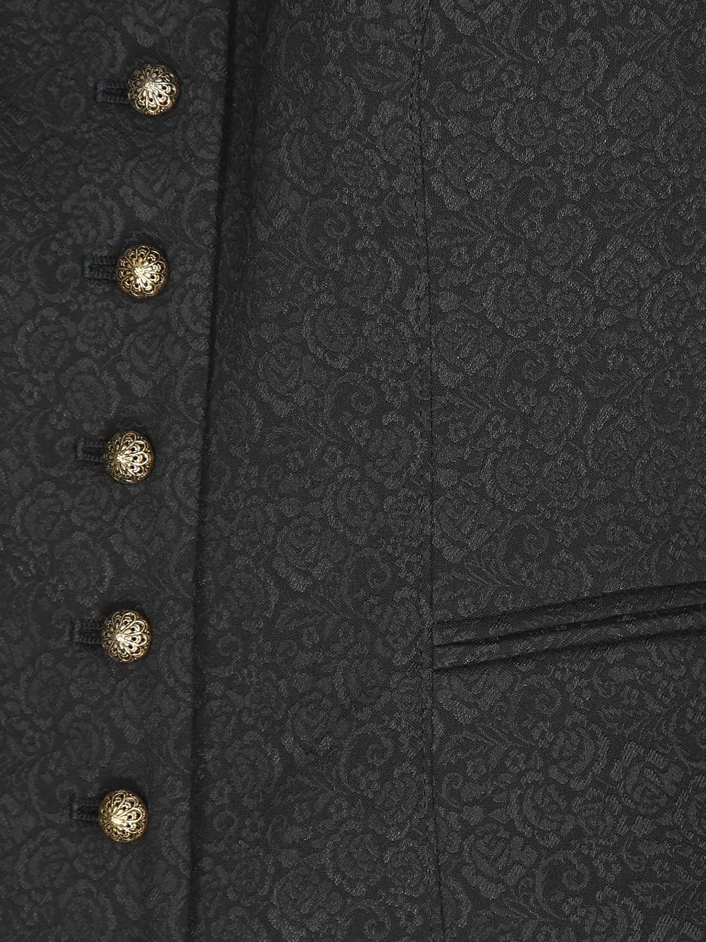 GOTTSEIDANK | Trachten Blazer BARBARA | schwarz