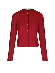 GOTTSEIDANK | Trachten Strickjacke ALOISIA | dunkelrot