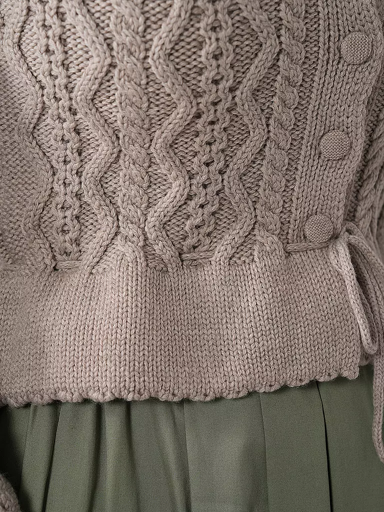 GOTTSEIDANK | Trachten Strickjacke LENE | rot