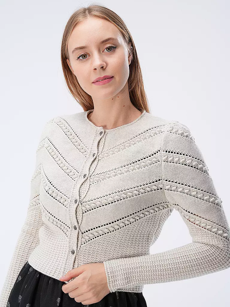 GOTTSEIDANK | Trachten Strickjacke OPHELIA | grün