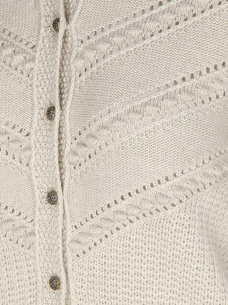 GOTTSEIDANK | Trachten Strickjacke OPHELIA | beige