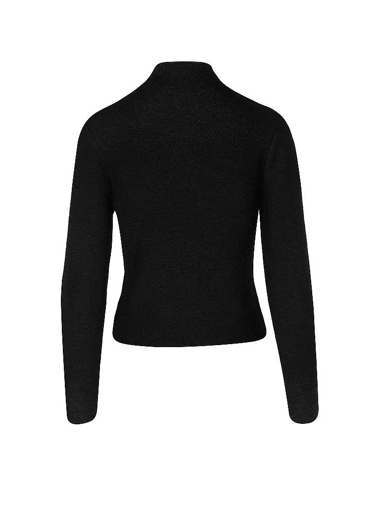 GOTTSEIDANK | Trachten Strickjacke Slim Fit ANNA | schwarz