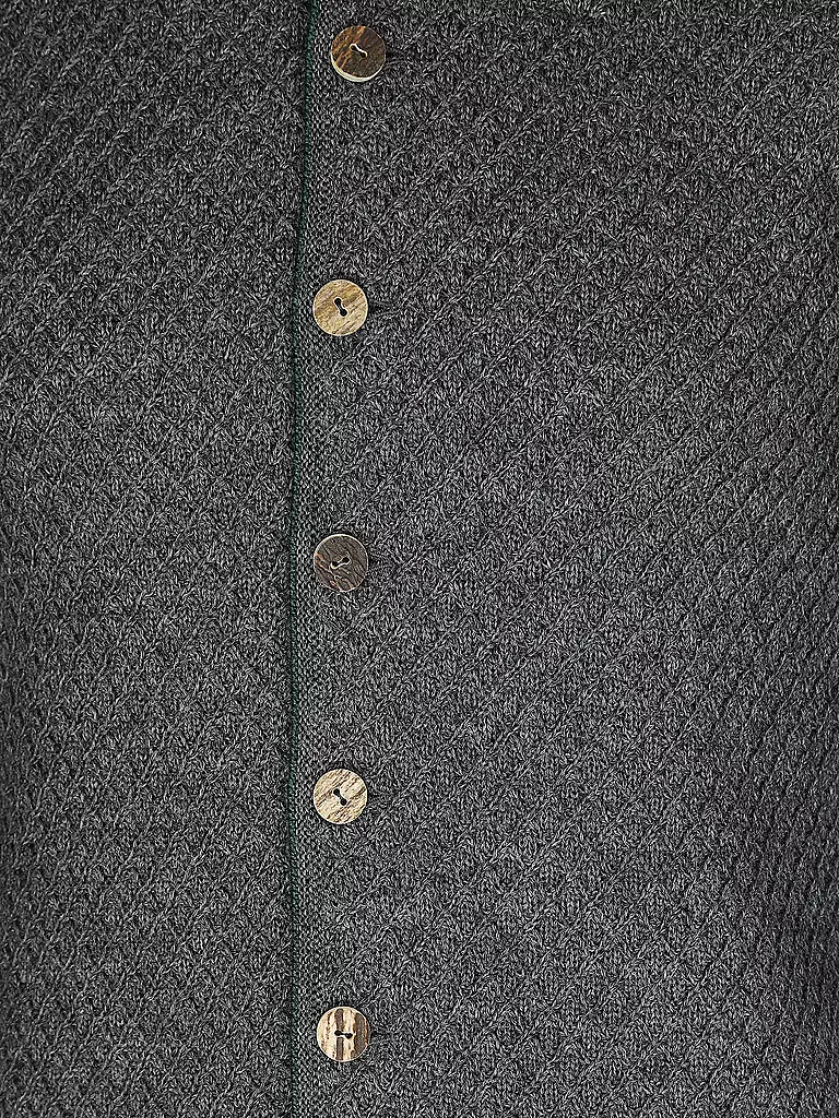 GOTTSEIDANK | Trachten Strickjacke XAVER  | grau