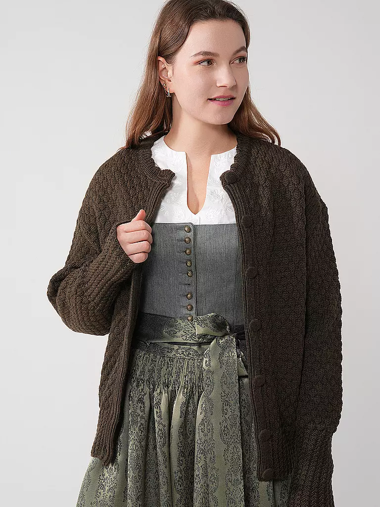 GOTTSEIDANK | Trachtencardigan PAULA | olive