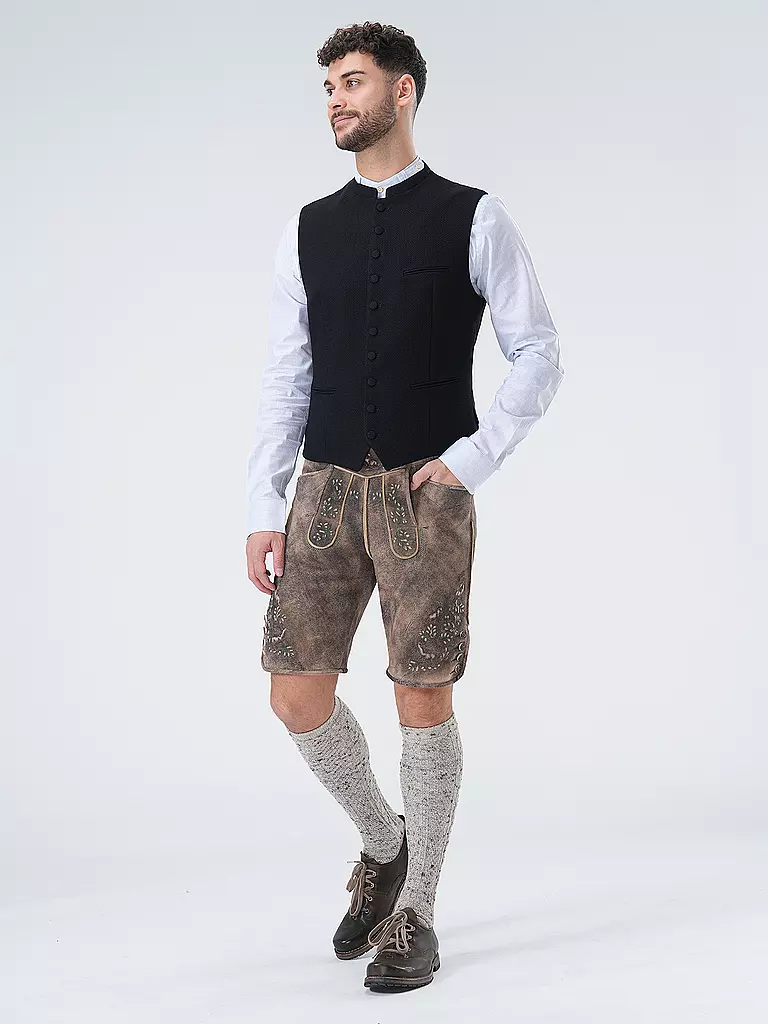 GOTTSEIDANK | Trachtengilet KONSTANTIN | schwarz