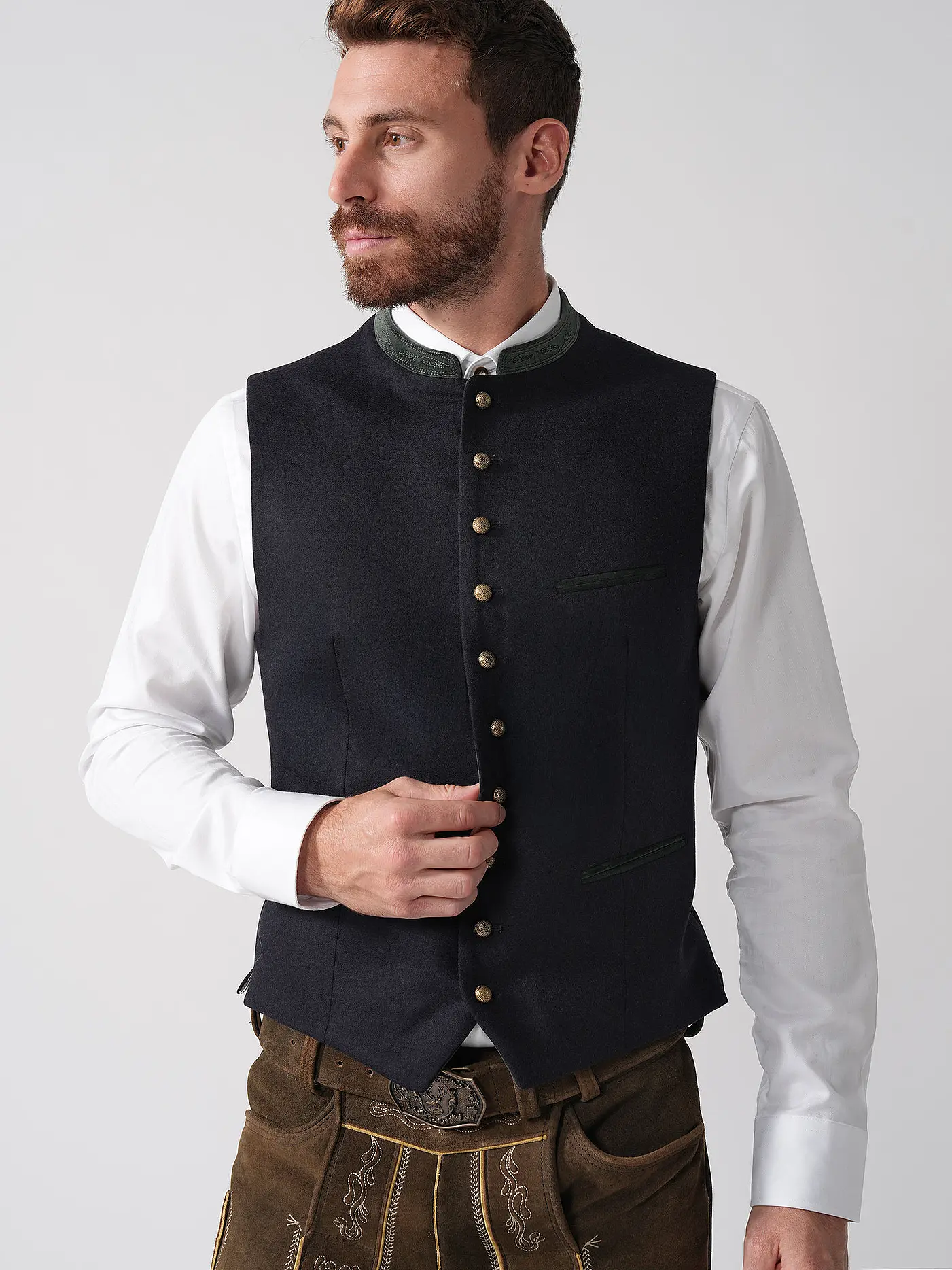 GOTTSEIDANK | Trachtengilet KONSTANTIN | blau