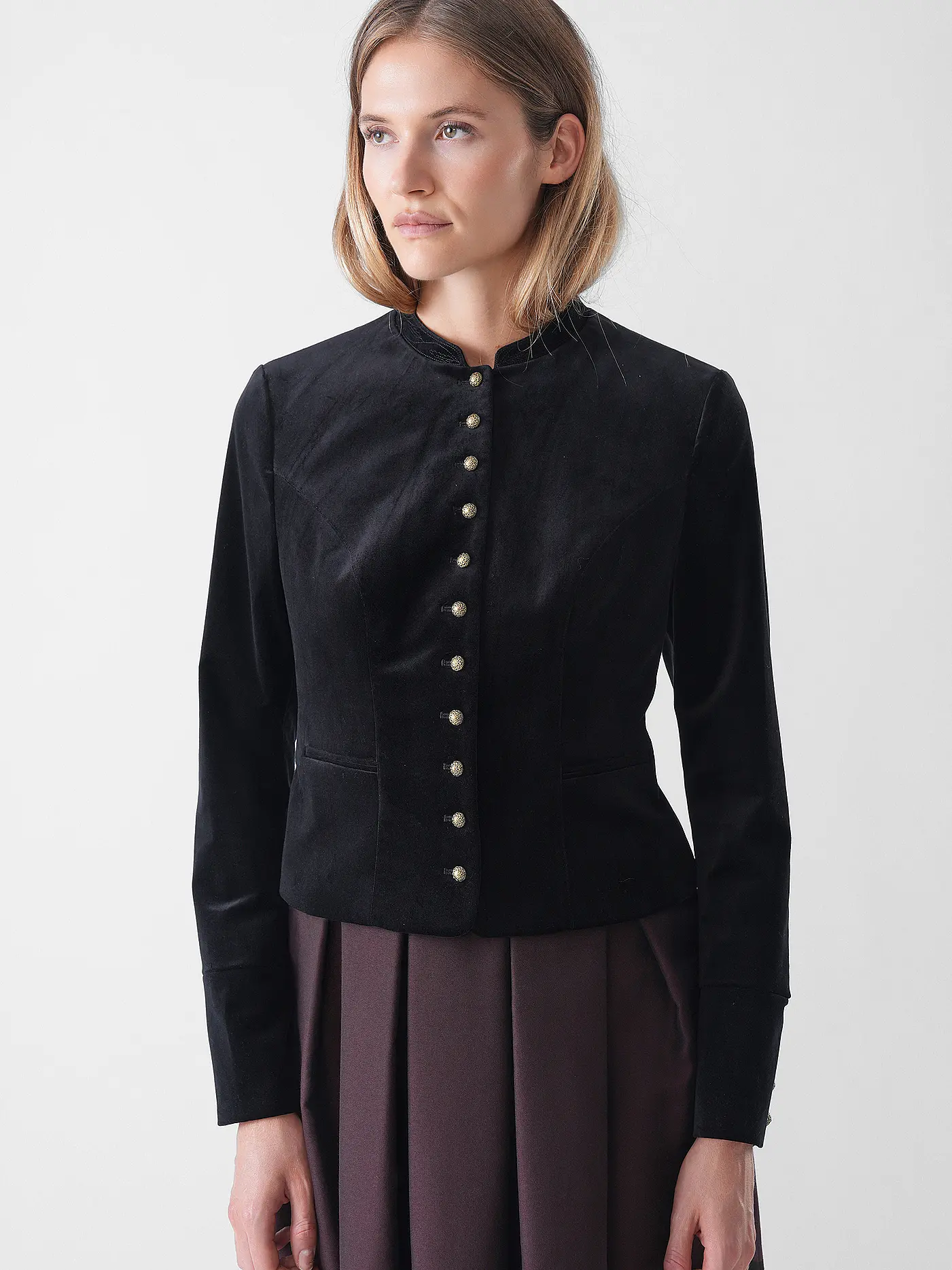 GOTTSEIDANK | Trachtenjacke BARBARA | schwarz