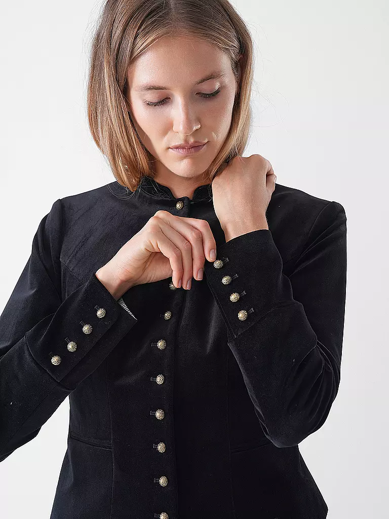GOTTSEIDANK | Trachtenjacke BARBARA | schwarz
