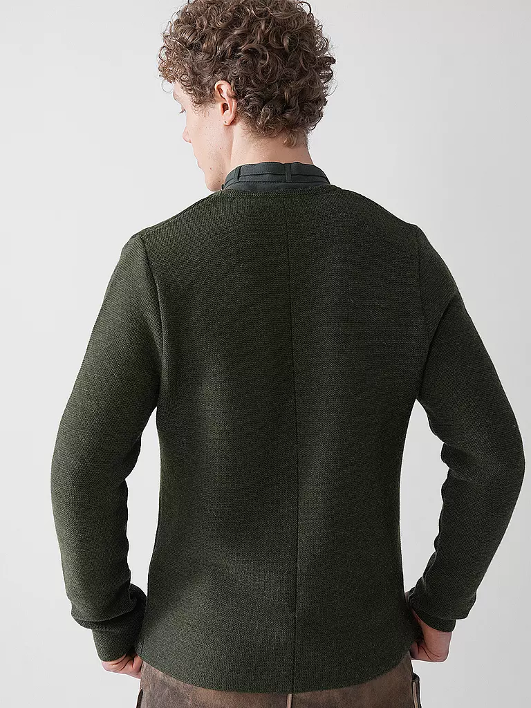 GOTTSEIDANK | Trachtenstrickjacke ALOISIUS | grün