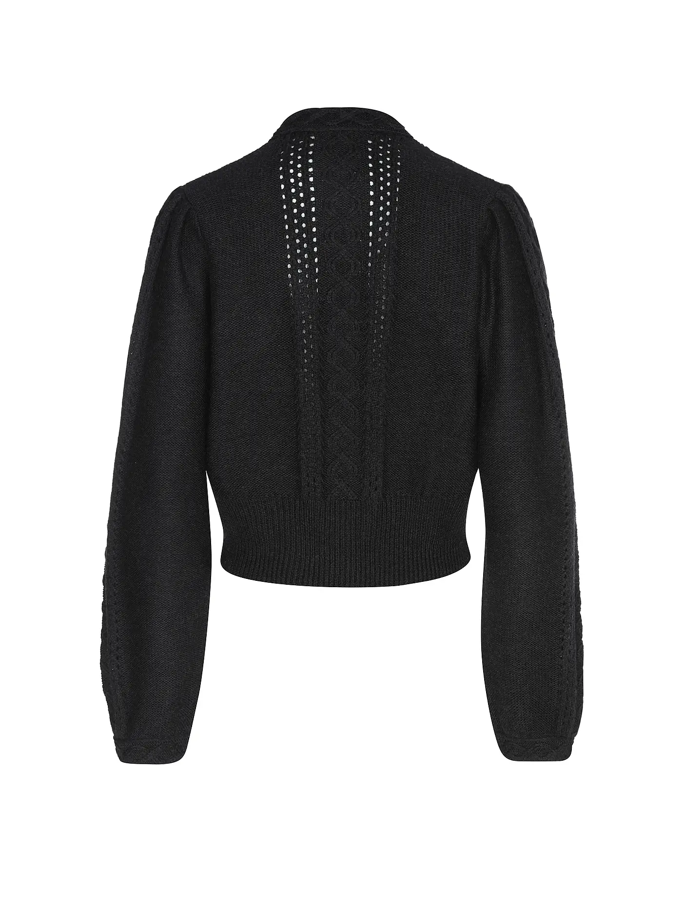 GOTTSEIDANK | Trachtenstrickjacke LEA | grau