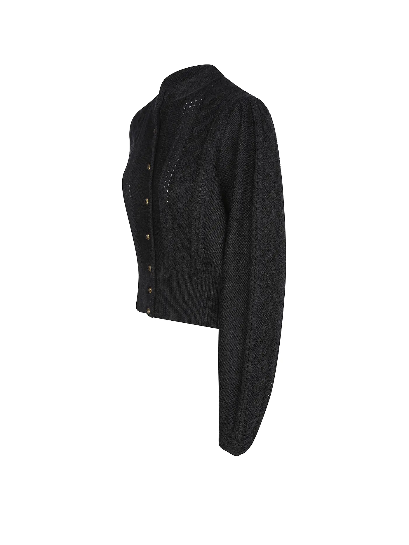 GOTTSEIDANK | Trachtenstrickjacke LEA | grau