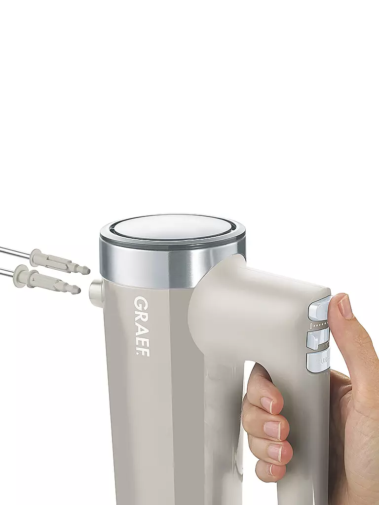 GRAEF | Handmixer HM508 600 Watt Taupe | camel