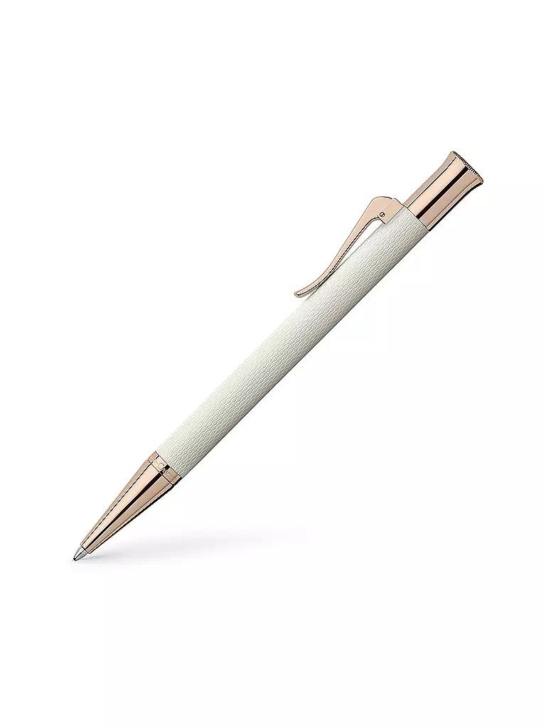 GRAF VON FABER-CASTELL | Drehkugelschreiber Guilloche Champagne Blush | weiss