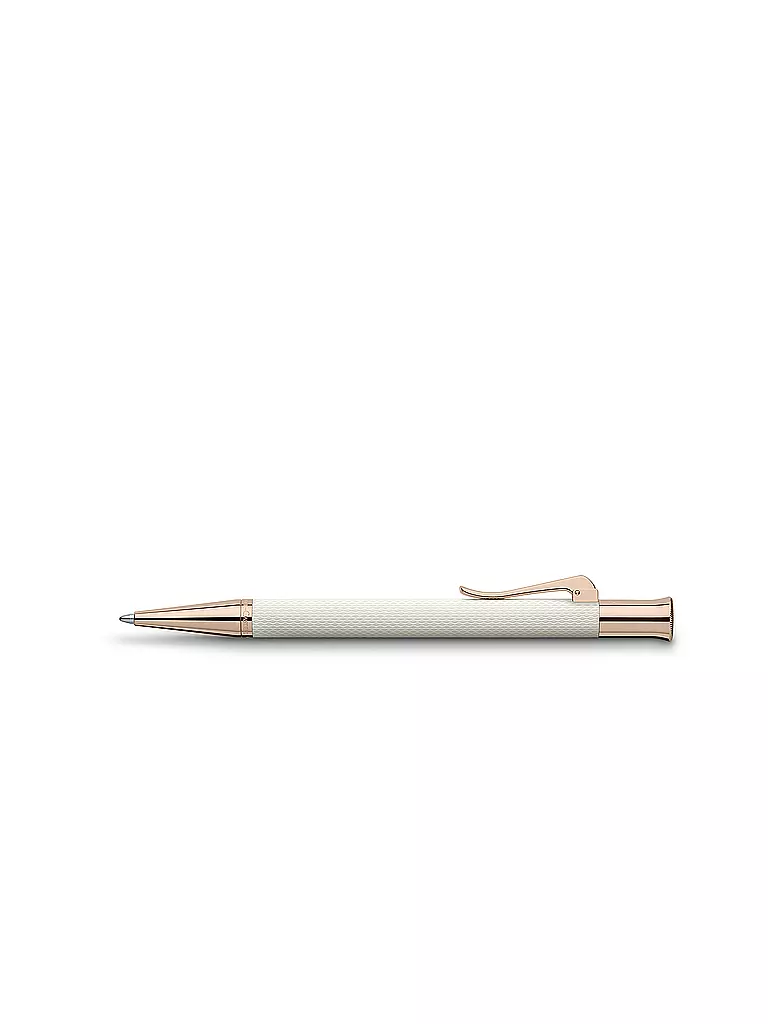 GRAF VON FABER-CASTELL | Drehkugelschreiber Guilloche Champagne Blush | weiss