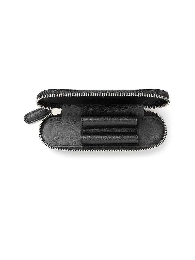 GRAF VON FABER-CASTELL | Etui 2 Schreibgeräte, Cashmere, Reißverschluss, Schwarz | 