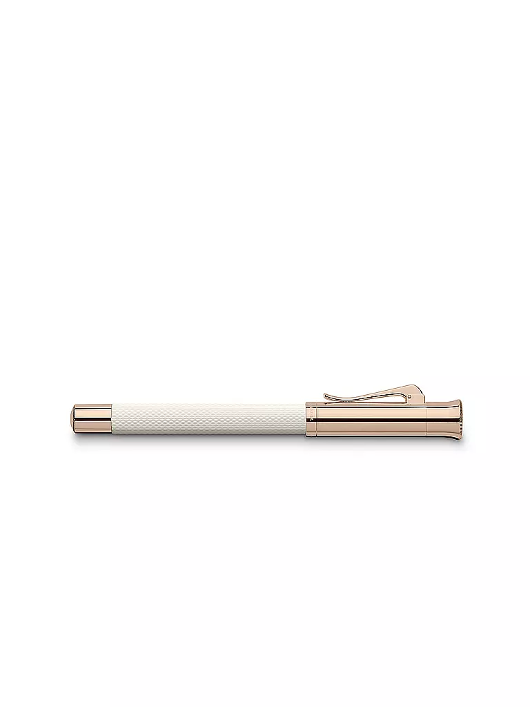 GRAF VON FABER-CASTELL | Füllfederhalter Guilloche Champagne Blush M | weiss