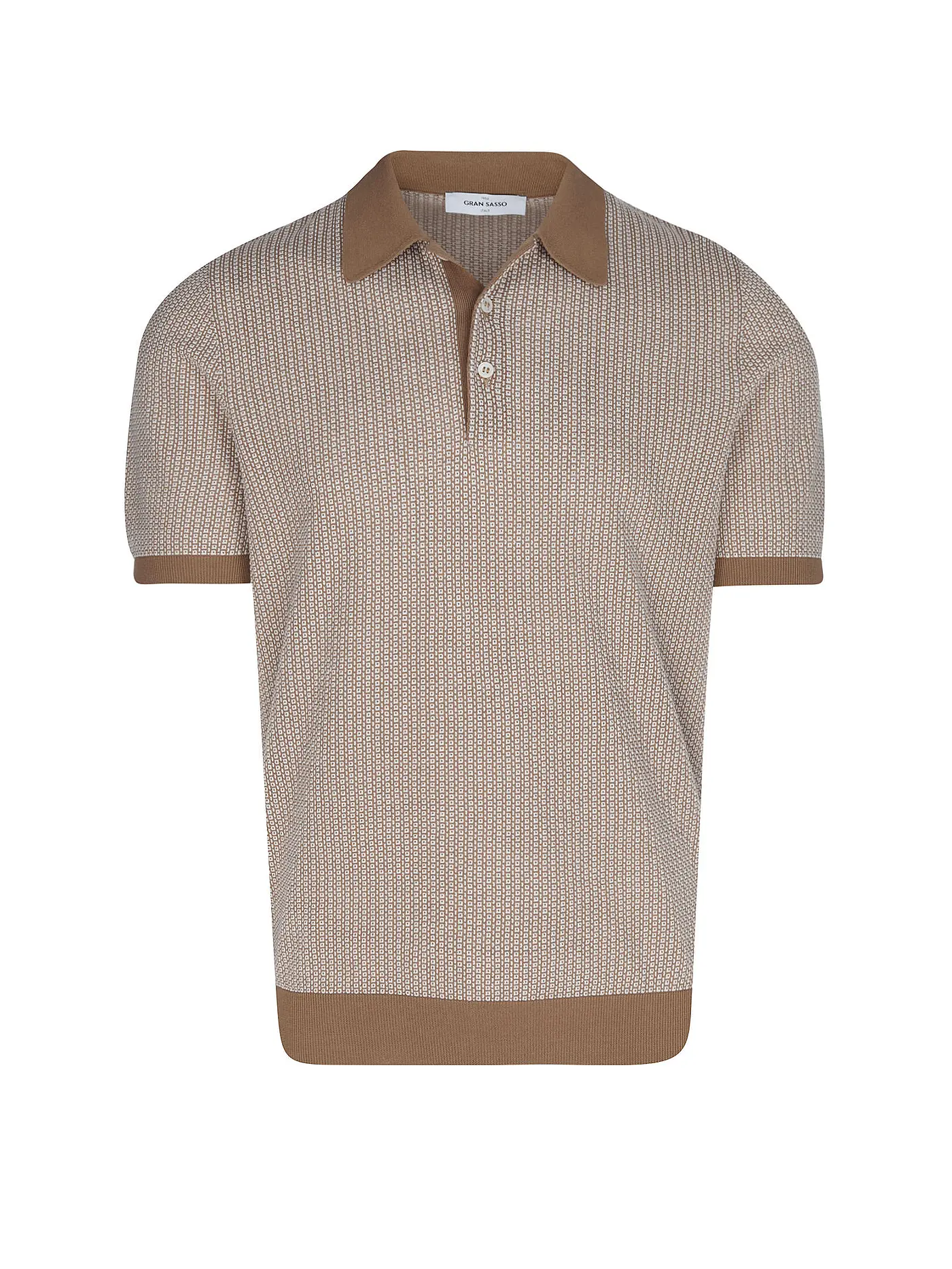 GRAN SASSO | Poloshirt  | braun