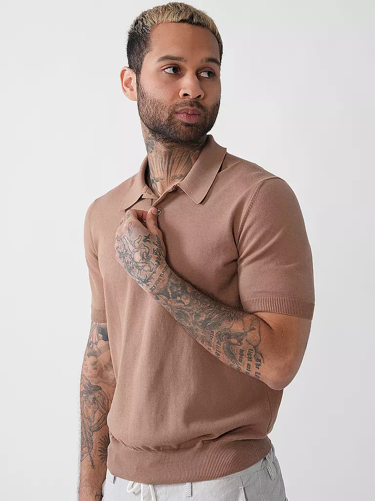 GRAN SASSO | Poloshirt  | braun