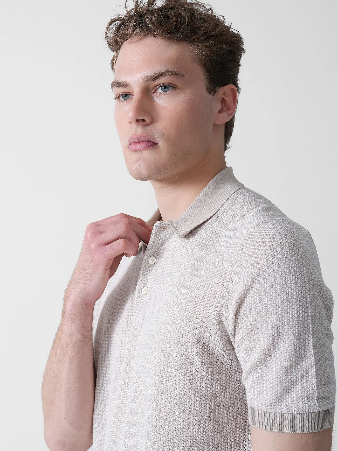 GRAN SASSO | Poloshirt  | beige