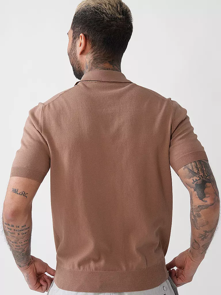 GRAN SASSO | Poloshirt  | braun