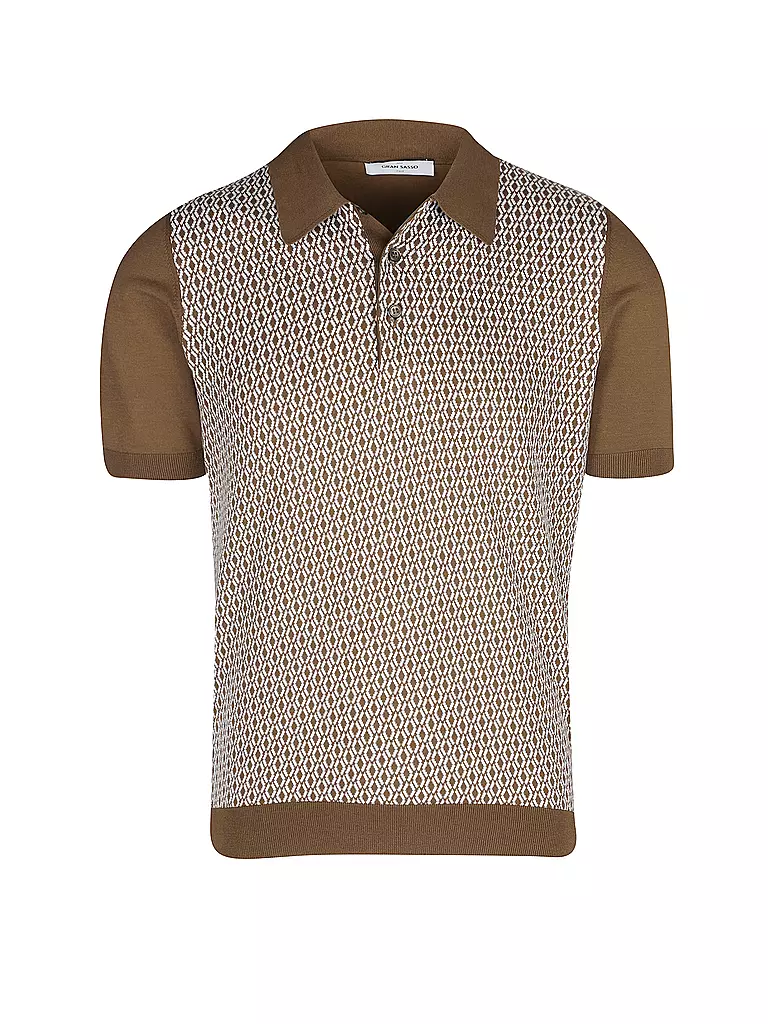 GRAN SASSO | Poloshirt | braun