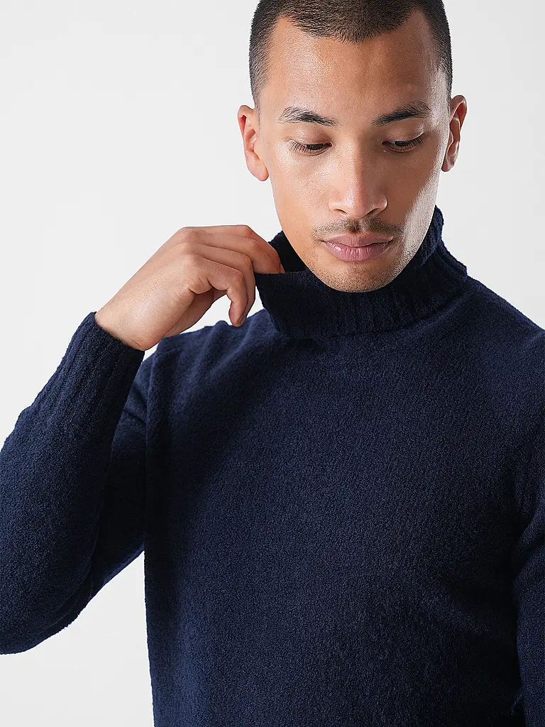 GRAN SASSO | Rollkragenpullover  | dunkelblau