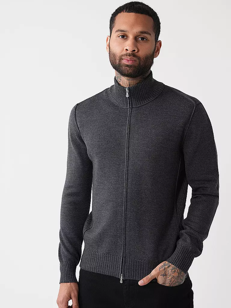 GRAN SASSO | Strickjacke | grau