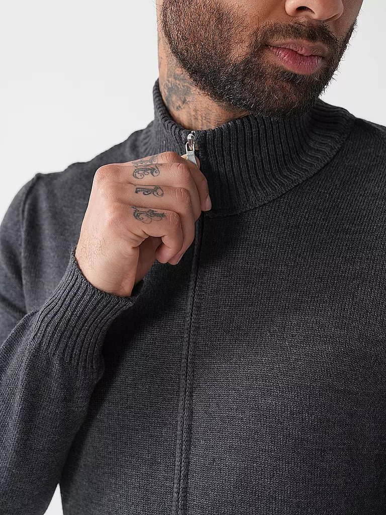GRAN SASSO | Strickjacke | grau