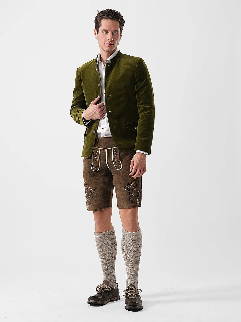 Grasegger Trachtensakko Obolus Olive | 56-image