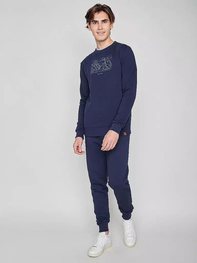 GREENBOMB | Sweater BIKE STORM | blau