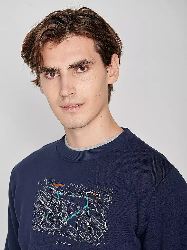 GREENBOMB | Sweater BIKE STORM | blau