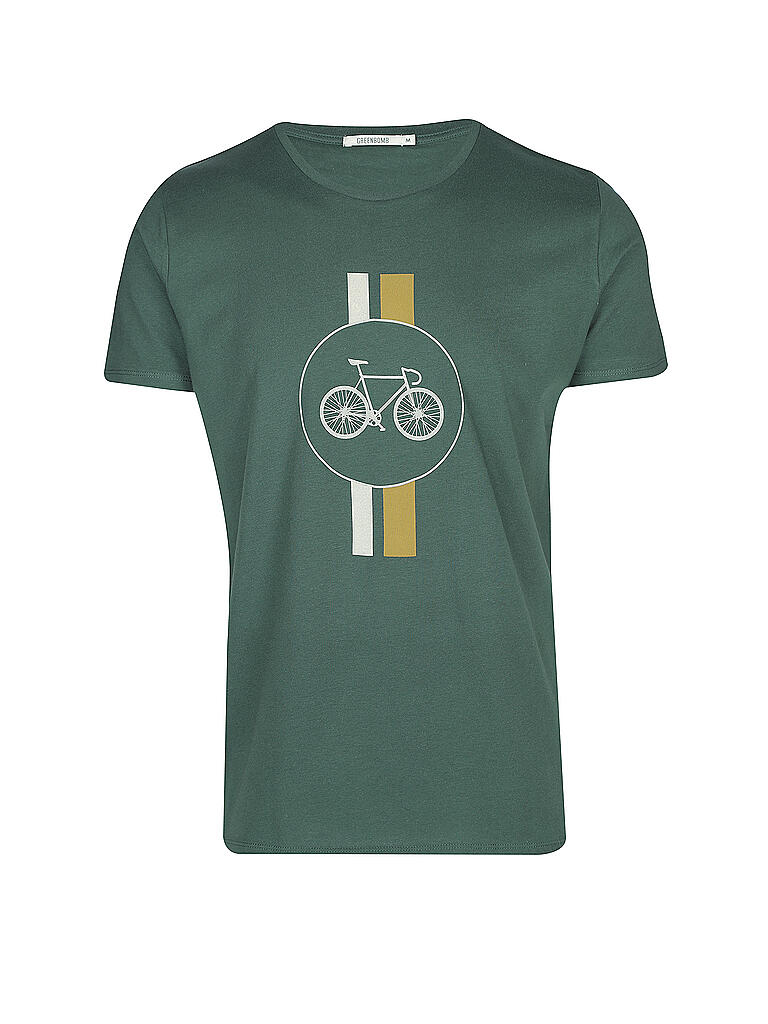 GREENBOMB | T Shirt BIKE HIGHWAY | grün