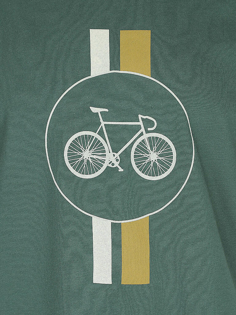 GREENBOMB | T Shirt BIKE HIGHWAY | grün