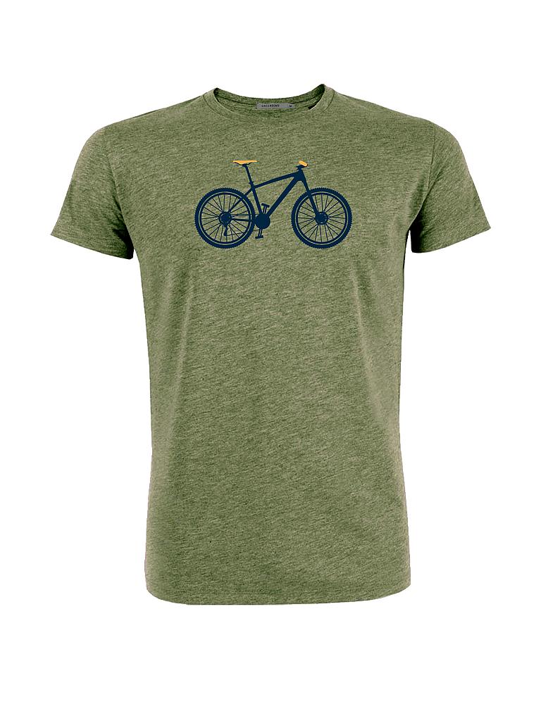 GREENBOMB | T-Shirt "Mountainbike" | grün