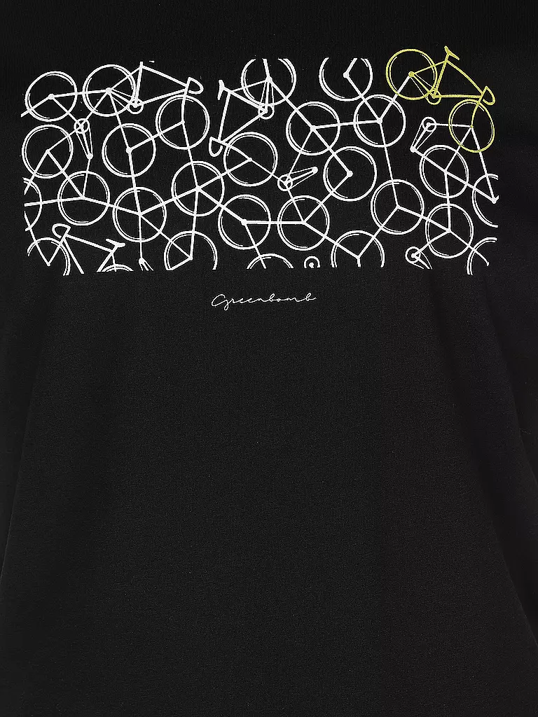 GREENBOMB | T-Shirt  BIKE MiX | schwarz
