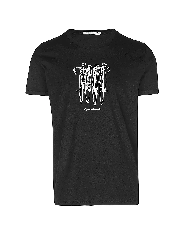 GREENBOMB | T-Shirt  BIKE SKETCH | schwarz