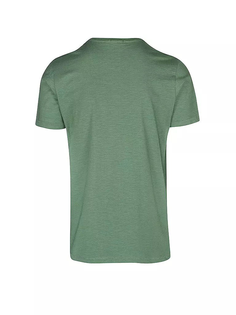 GREENBOMB | T-Shirt BIKE MOUNTAIN | grün