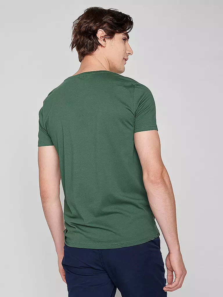 GREENBOMB | T-Shirt BIKE PATH | grün