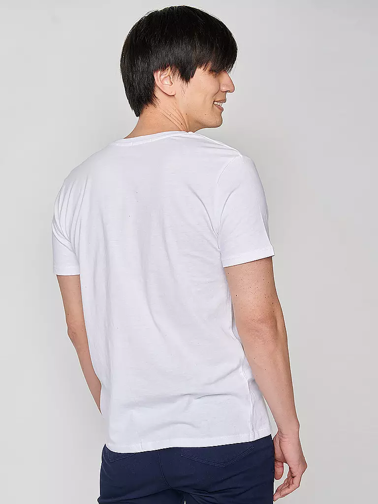 GREENBOMB | T-Shirt BIKE SKETCH | weiss